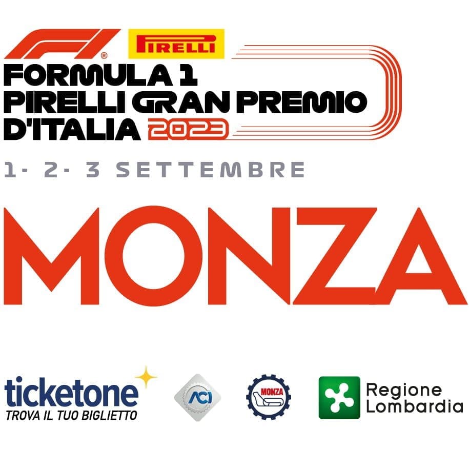 La locandina del GP di Monza 2023