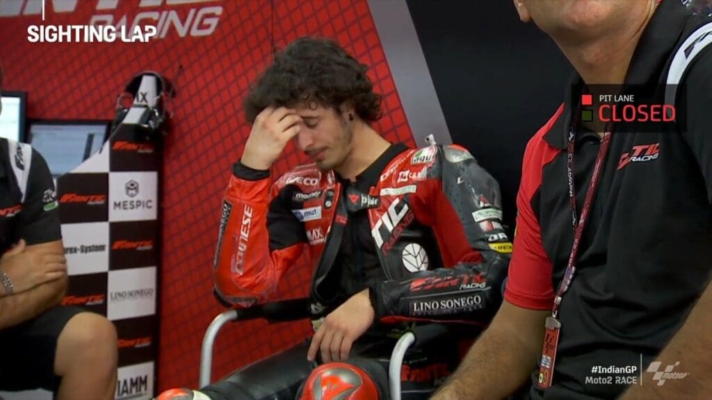 Vietti, out al via in Moto2