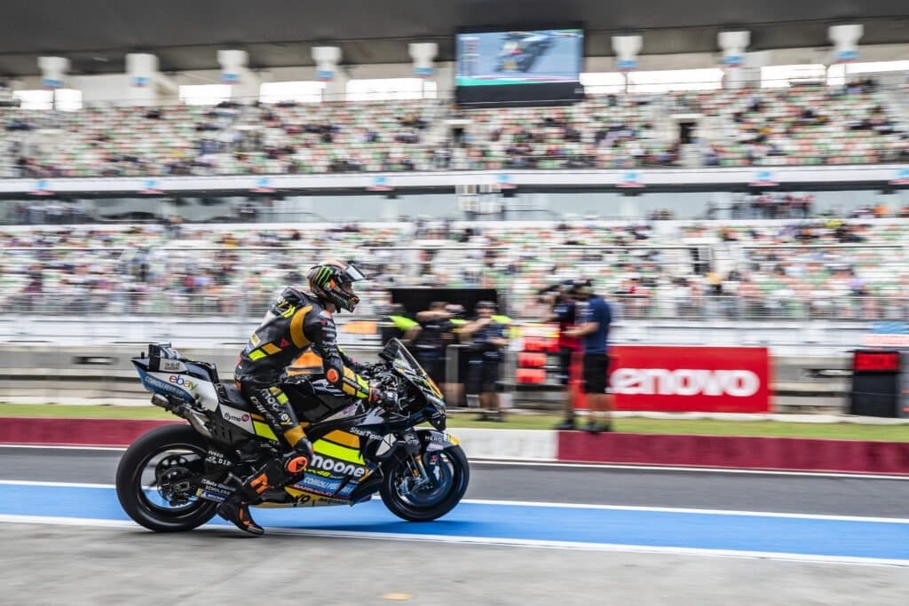 Luca Marini, operato quest'oggi alla clavicola