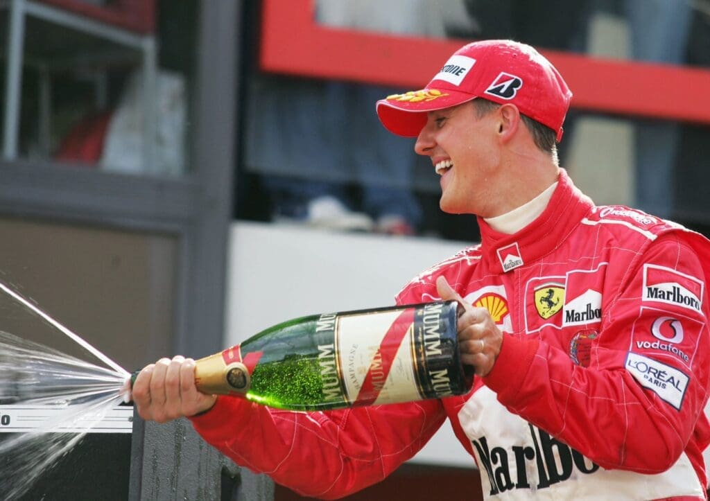 Michael Schumacher vince il GP di Spa del 2004