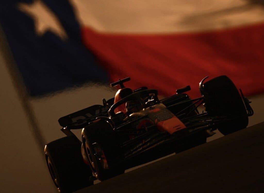 Verstappen in azione nella Sprint Race di ieri ad Austin