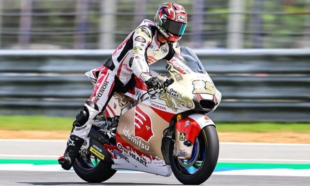 Somkiat Chantra, terzo in Moto2 nel Gran Premio di casa in Thailandia