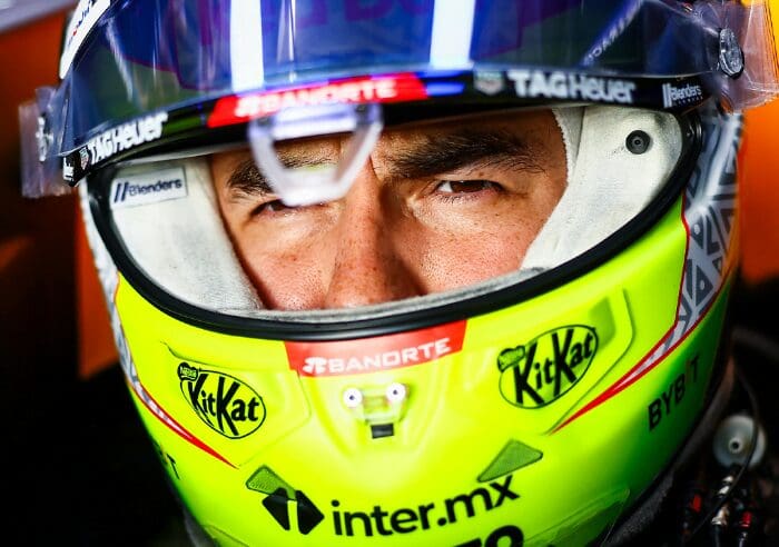 Sergio Perez e Lance Stroll, entrambi in enorme difficoltà