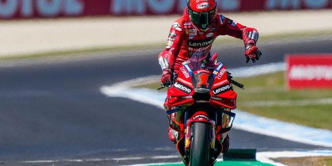Pecco Bagnaia si riscatta nuovamente nelle qualifiche di Philip Island