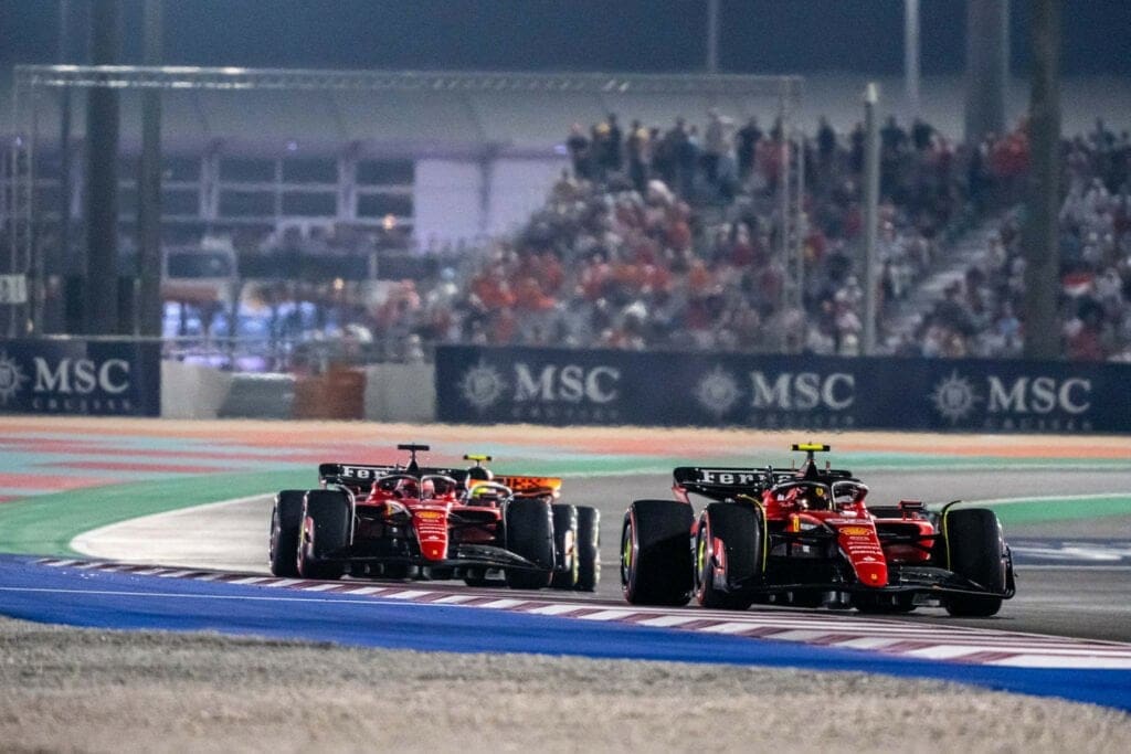 Charles Leclerc è stato retrocesso di 8 posizioni nella Sprint Race a causa dei track limis