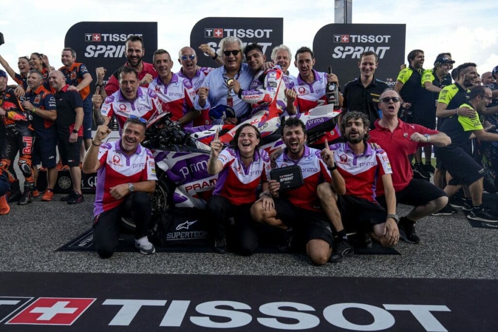 Il team Pramac Racing dopo la Sprint in Thailandia