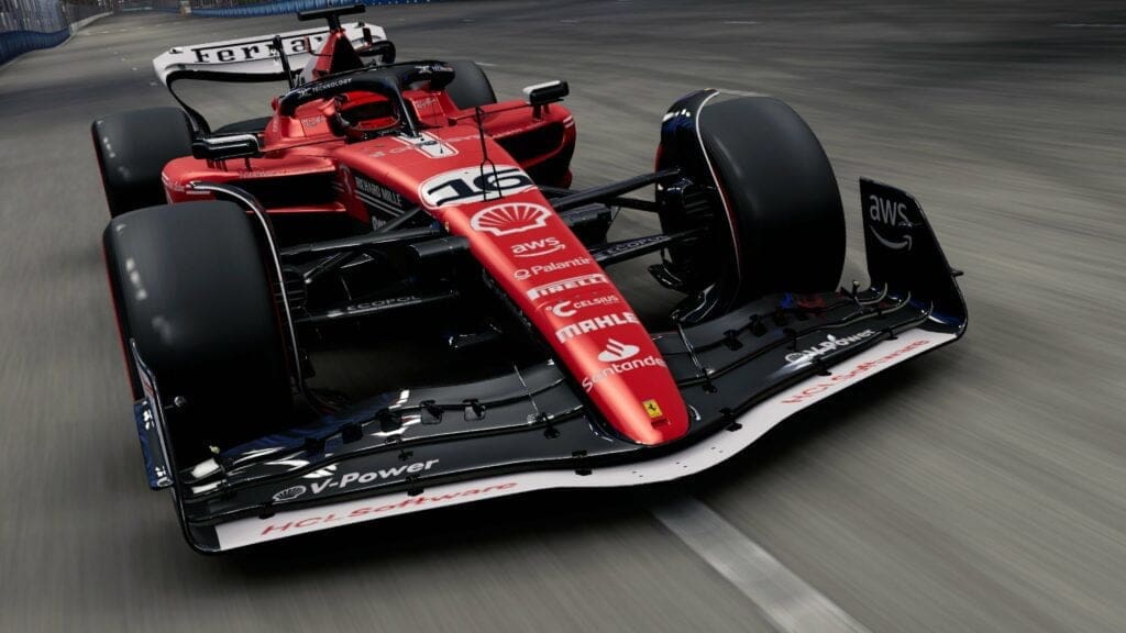 La livrea della Ferrari per il GP di Las Vegas nel dettaglio