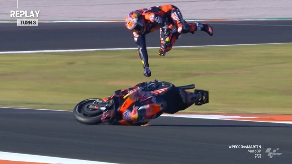 Il volo di Jack Miller nelle FP2 a Valencia