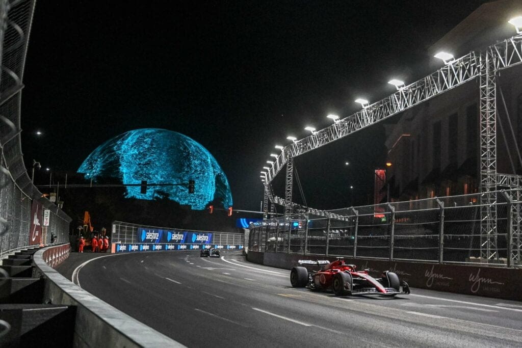 Charles Leclerc, 1° nelle FP2 del Las Vegas GP