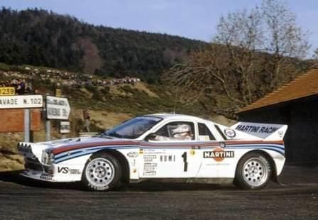 La 037 con la quale Lancia vinse il mondiale nel 1983