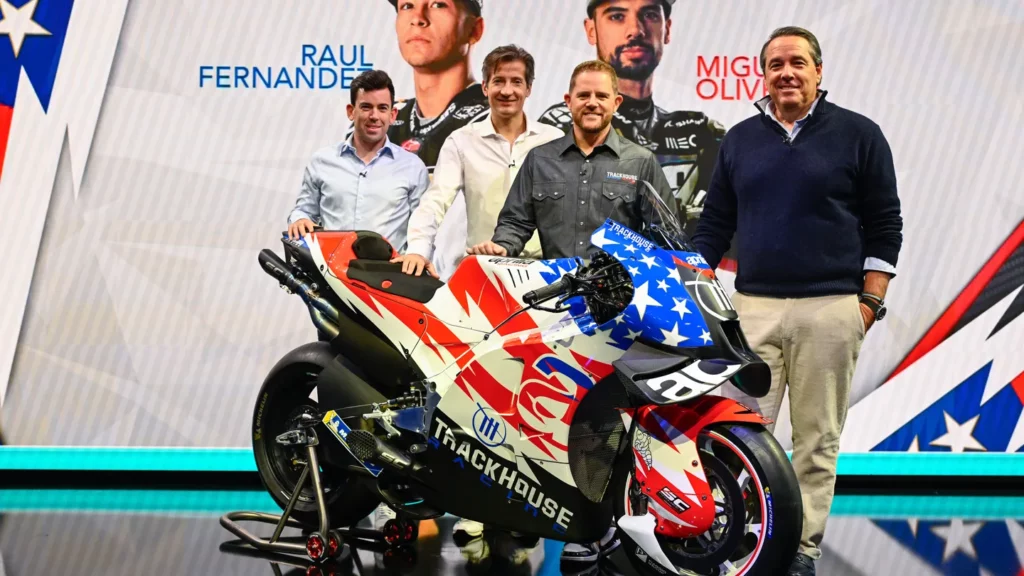 La livrea di presentazione del TrackHouse Racing MotoGP Team