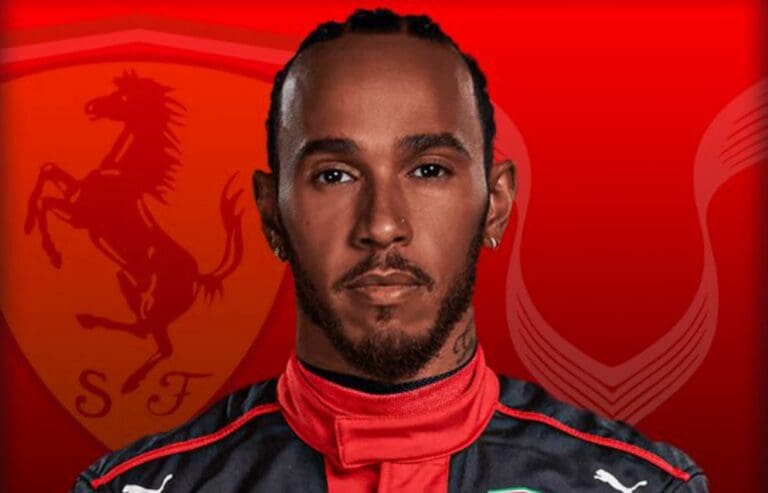 lewis hamilton in ferrari