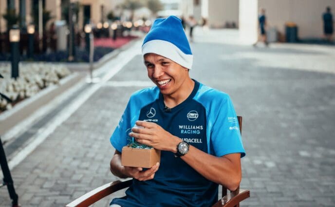 Alex Albon durante il GP di Abu Dhabi 2023