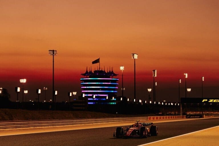 ferrari sf-24 in bahrain