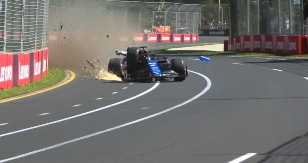 albon incidente melbourne 2024