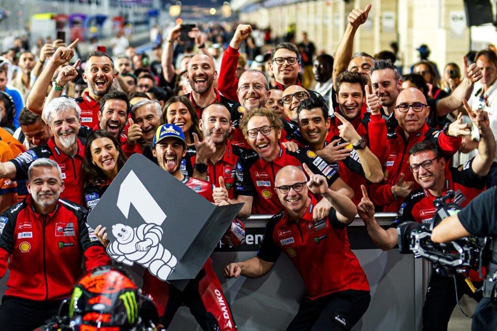 Pecco Bagnaia dopo il Qatar GP: "Lavoro stupendo da parte dei ragazzi"