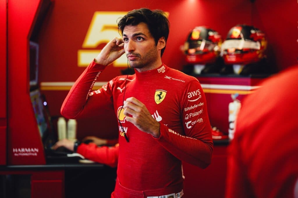 Carlos Sainz, prima della vittoria a Melbourne 2024