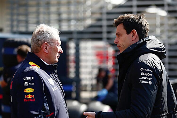 Helmut Marko e Toto Wolff a colloquio: la stessa intervista ad Helmut Marko ha rivelato il futuro...