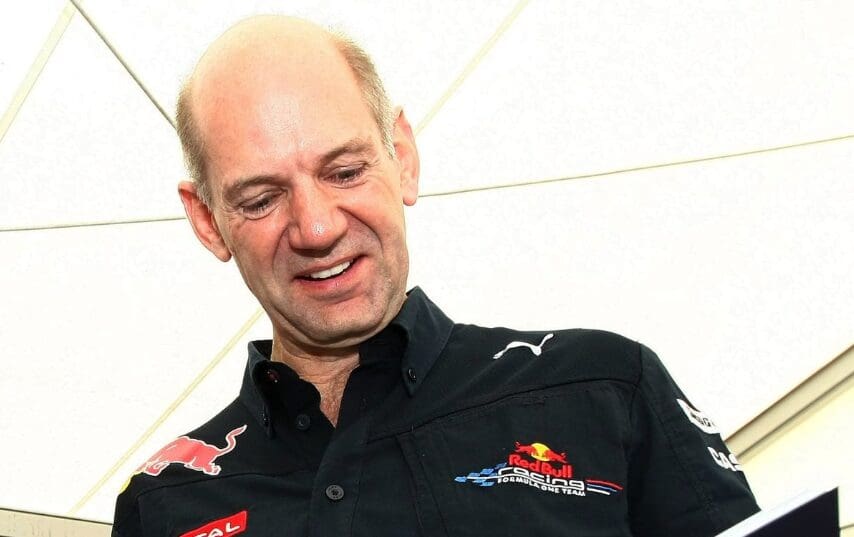 Adrian Newey durante la presentazione della RB3, nel 2007