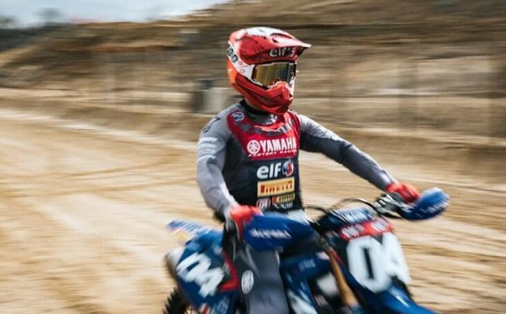 Le condizioni di Andrea Dovizioso: in foto, l'italiano durante una recente sessione di motocross
