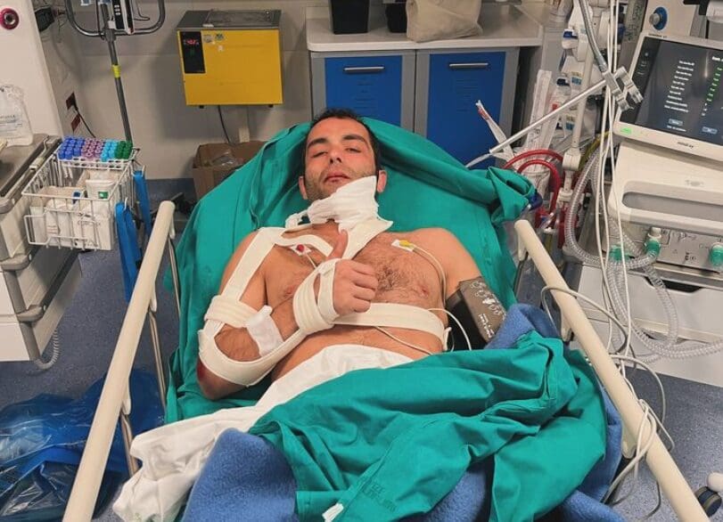 Le condizioni di Danilo Petrucci dopo l'incidente in motocross