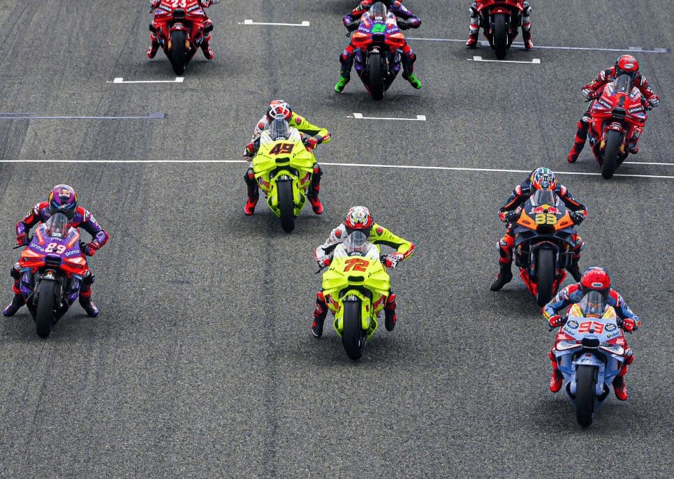 La partenza della MotoGP a Jerez: che spunto di Bagnaia!