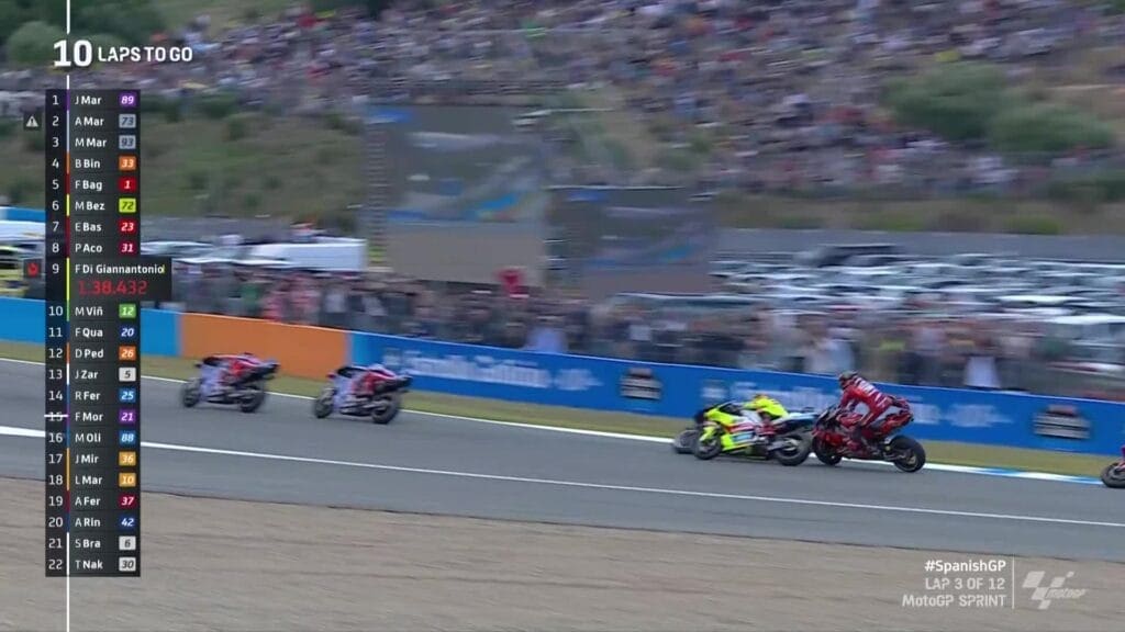 Rabbia Bagnaia a Jerez: "Piloti fuori di testa, manovra di Binder senza senso"