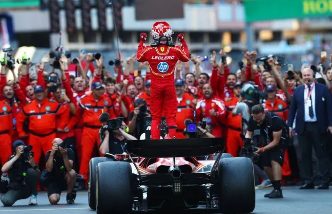 Leclerc vince a Monaco