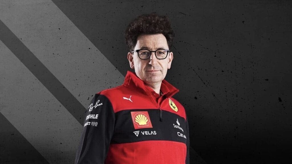 Mattia Binotto in Aston Martin: Mattia Binotto nel 2022, in carica come team principal della Ferrari. In Aston Martin potrà ricoprire un ruolo più tecnico, ovvero quelli di CTO.