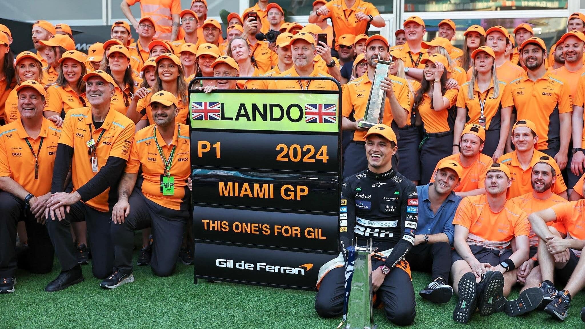 La prima vittoria di Lando Norris al Gran Premio di Miami 2024.