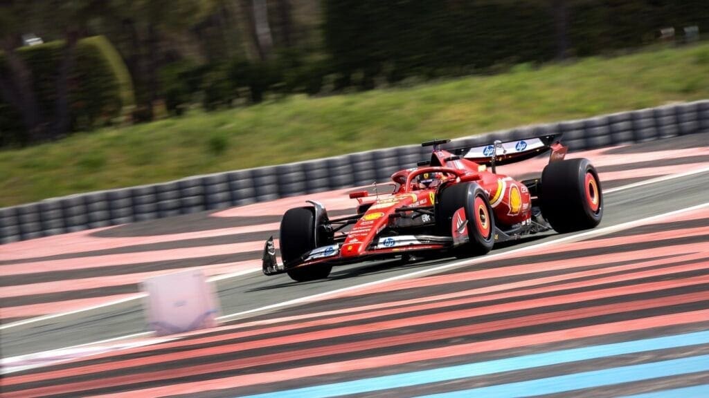 Carlos Sainz ha completato 138 ieri per i test Pirelli al Paul Ricard testando le mescole d'asciutto. 