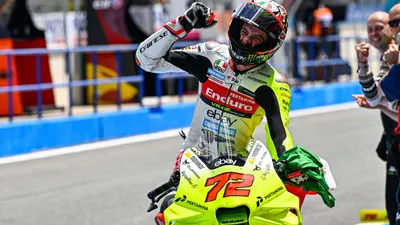 Team Vr46 a Barcellona: Marco Bezzecchi in sella alla GP23 del Team VR46