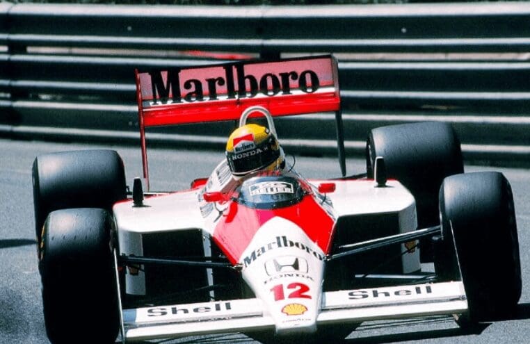 La grande Storia del Circuito di Monaco: in foto, Ayrton Senna a Montecarlo nel 1988