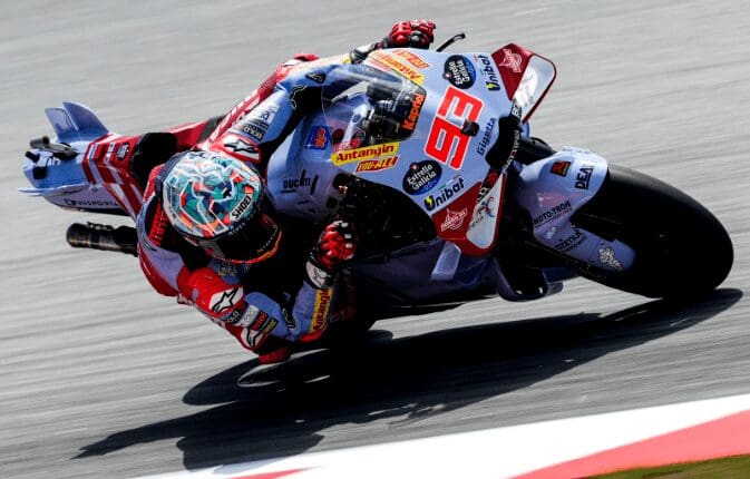 I risultati delle qualifiche MotoGP in Spagna: in foto, Marc Marquez, eliminato nel Q1