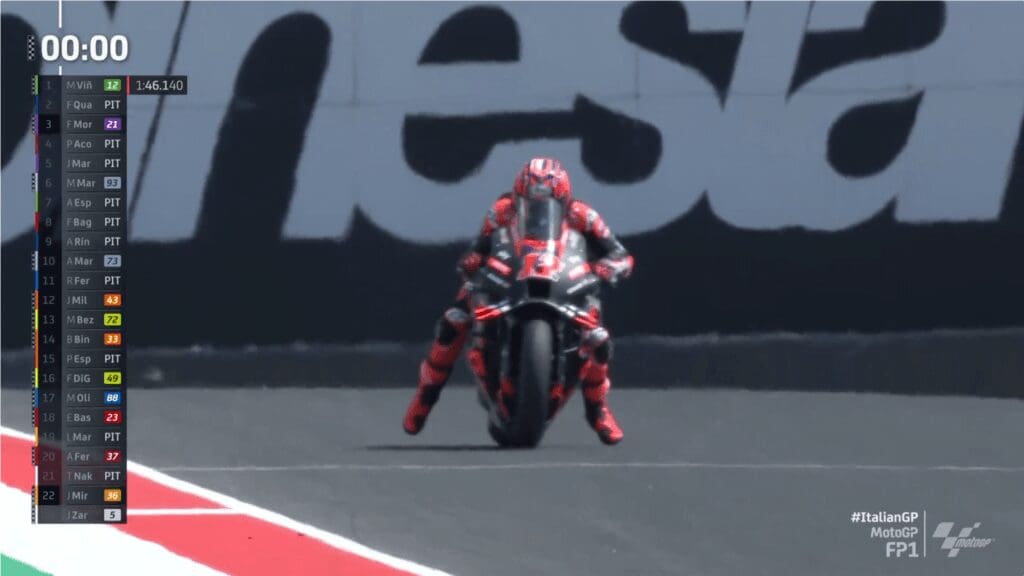 I risultati delle FP1 MotoGP al Mugello: la classifica completa