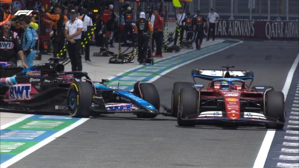 leclerc e ocon a miami