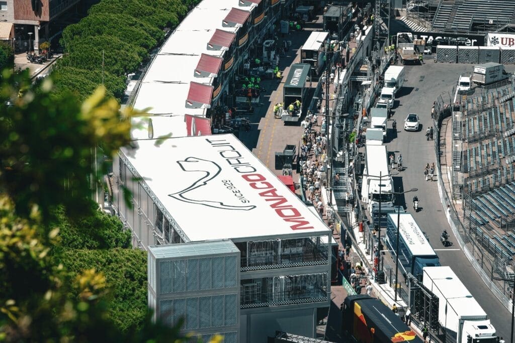 La grande Storia del Circuito di Monaco: in foto, il paddock e i box di Montecarlo 