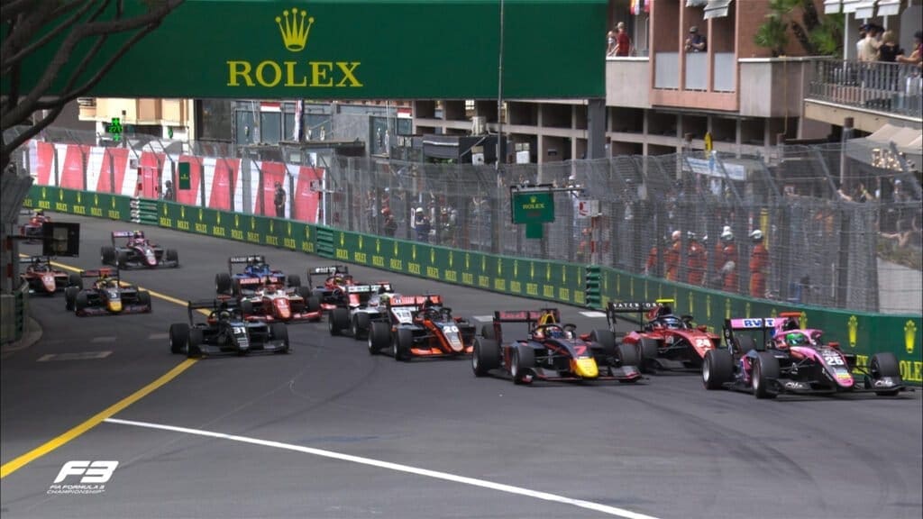 sprint race f3 a monaco