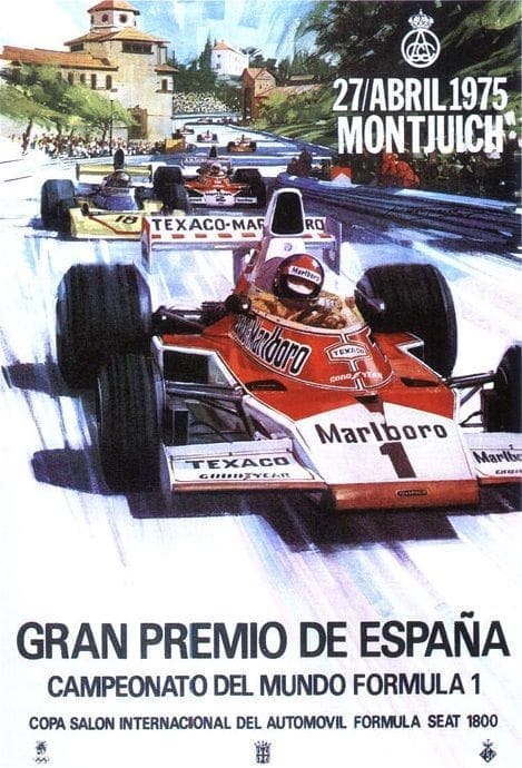 The 1975 Spanish GP Poster
