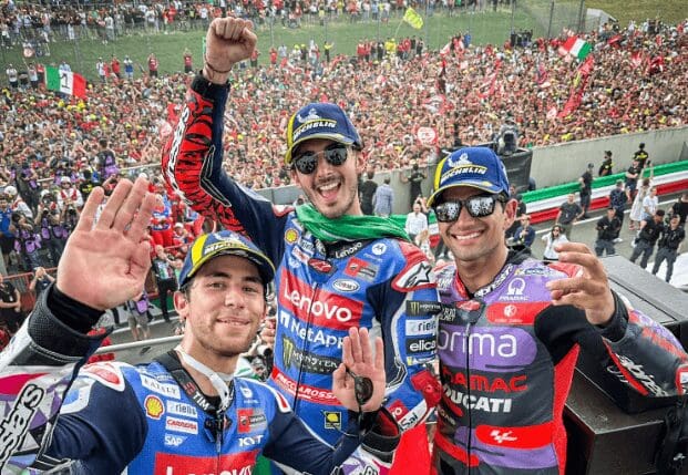 Le CLASSIFICHE MotoGP dopo il Mugello: Bagnaia tallona Martin