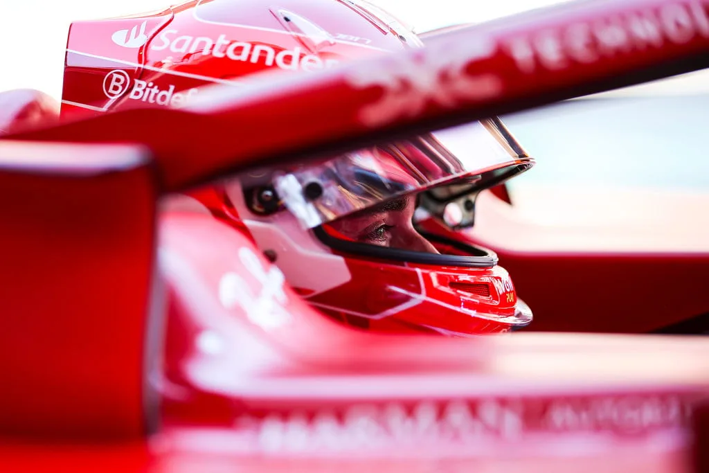 leclerc dopo le libere in spagna