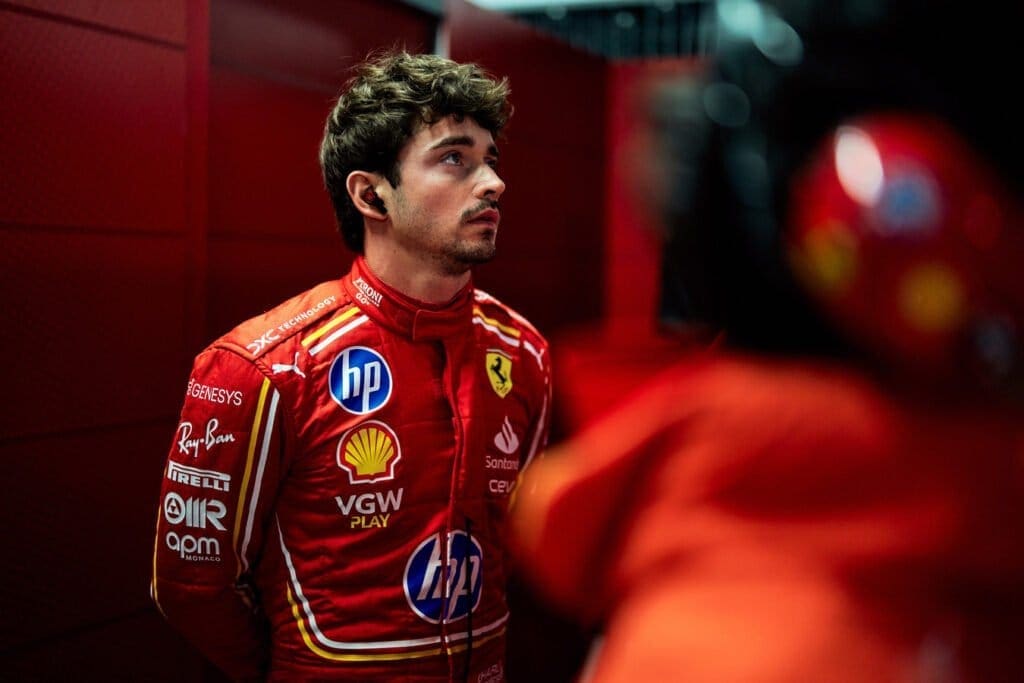 leclerc furioso con l'addetto stampa