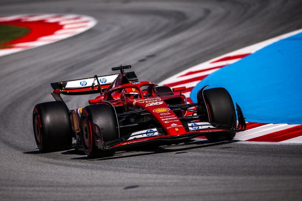 Charles Leclerc After Spanish Practice: "Complicated FP1, We compared the cars"