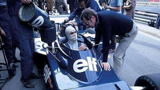 Francois Cevert nella Tyrrell-Cosworth 006, GP di Spagna 1973