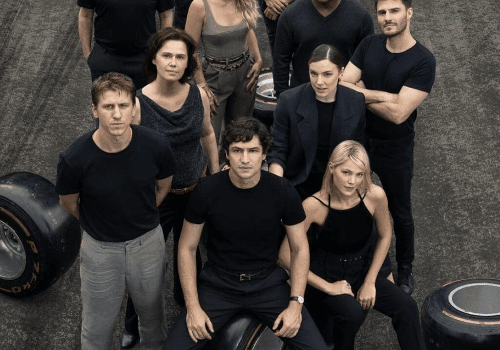The Release Date of the Netflix Series on Senna: In the photo, the cast of the saga