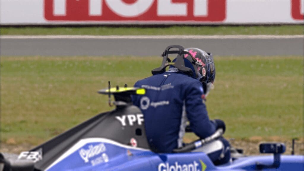 Free Practice F2 at Silverstone: Issues for Franco Colapinto