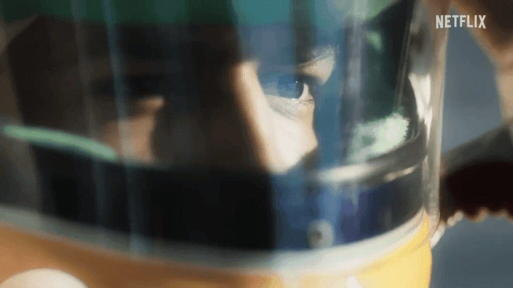 The Netflix Series on Senna: In the photo, Gabriel Leone, portraying Ayrton Senna