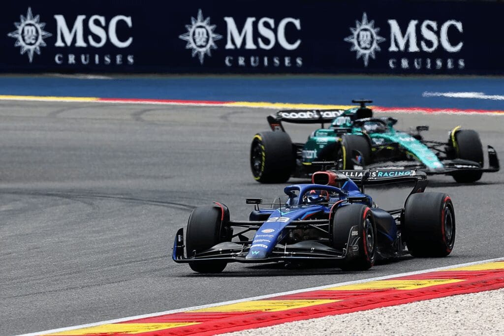 WEATHER and SCHEDULE for the Belgian GP: in the photo, Alex Albon and Lance Stroll
