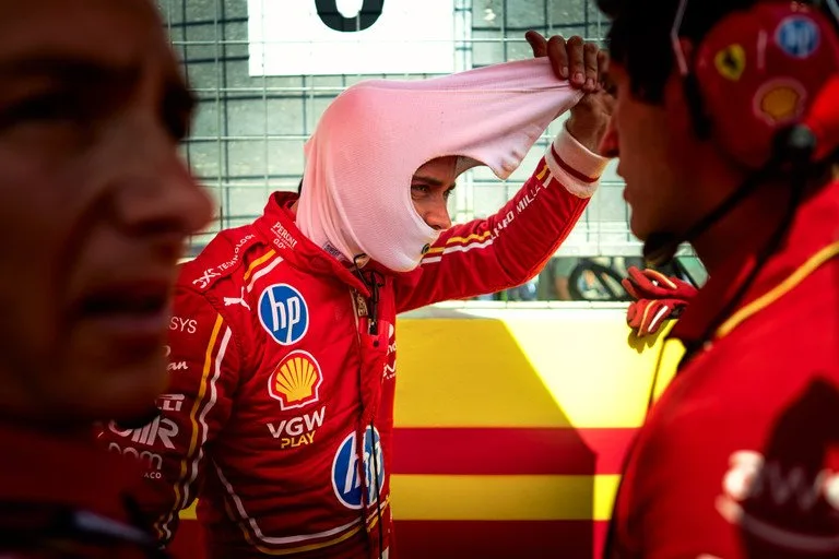leclerc preoccupato
