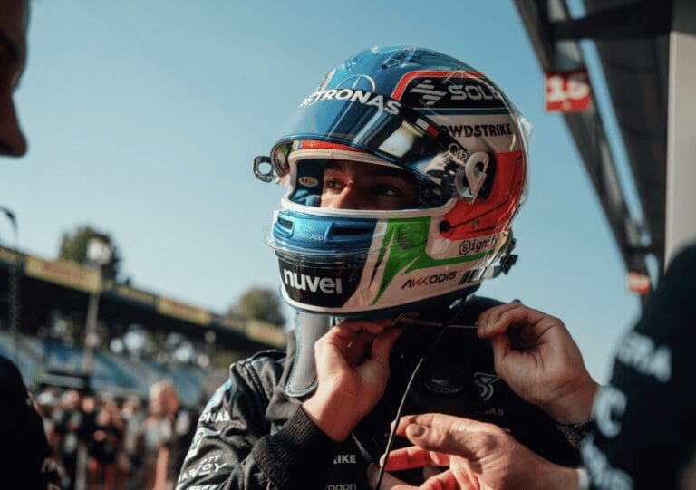 kimi antonelli dopo l'incidente nelle fp1 a monza